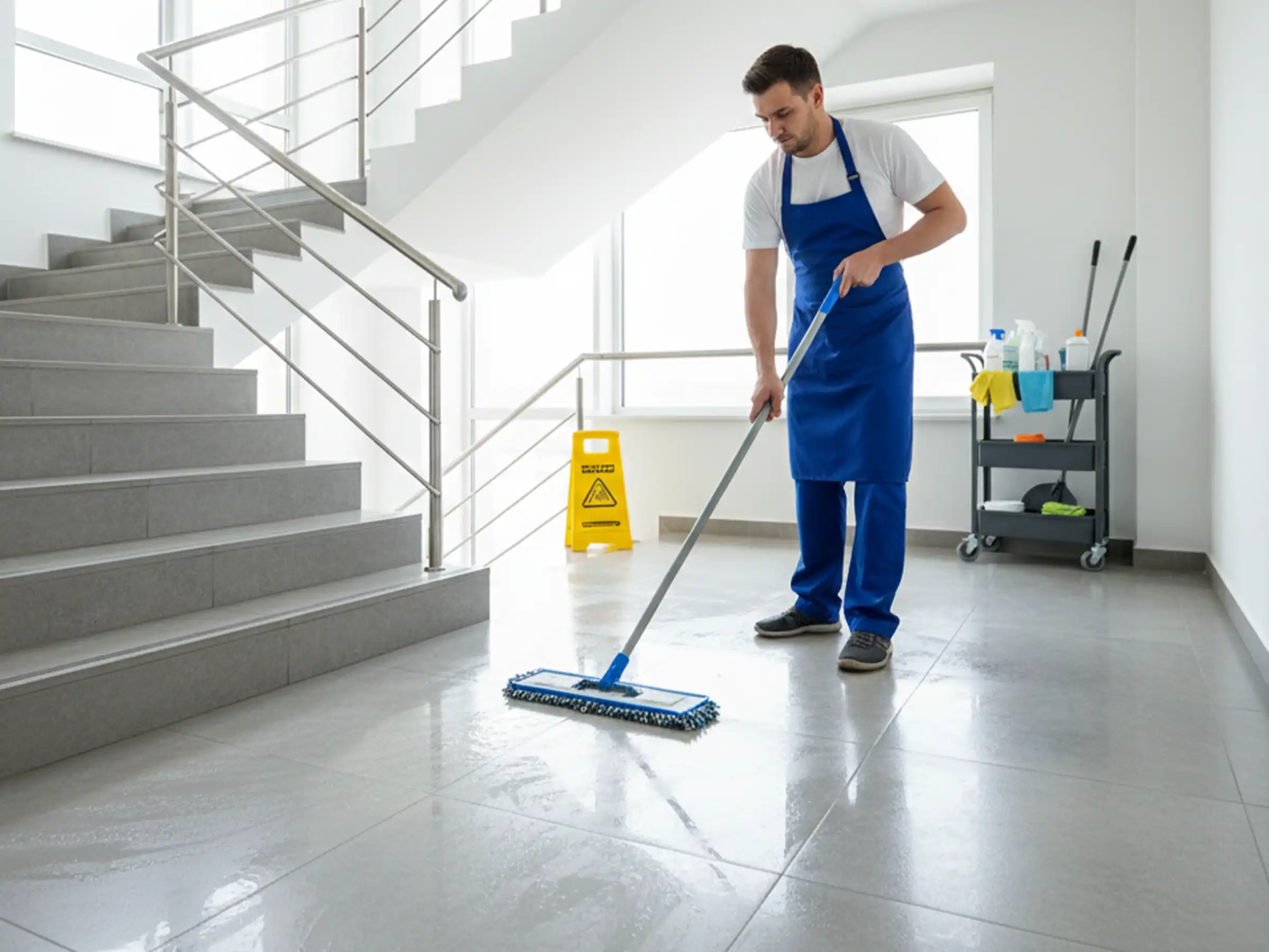 Zuverlässige Treppenhausreinigung für Gewerbeobjekte in Mannheim